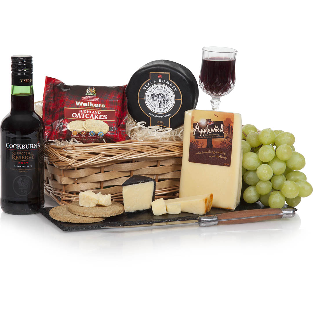 Port & Cheese Hamper | Small Christmas Hampers UK